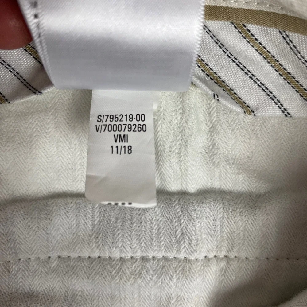 Banana Republic Aiden Slim Fit Stretch Chino Pants Mens 34 Khaki Tan